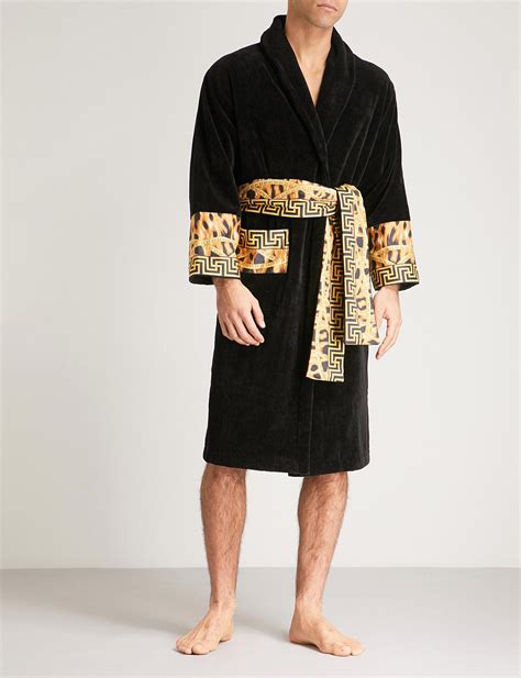 black and gold versace dressing gown|versace dressing gown sale.